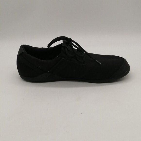 Xero shoes Mens Hana Lace Up Sneaker Black Round Toe Flat Heel Cushioned Sz 8 - Picture 2 of 9